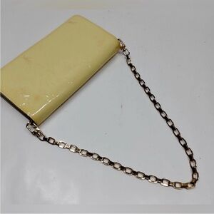 Louis Vuitton Cream Shoulder Bag with Chain Strap